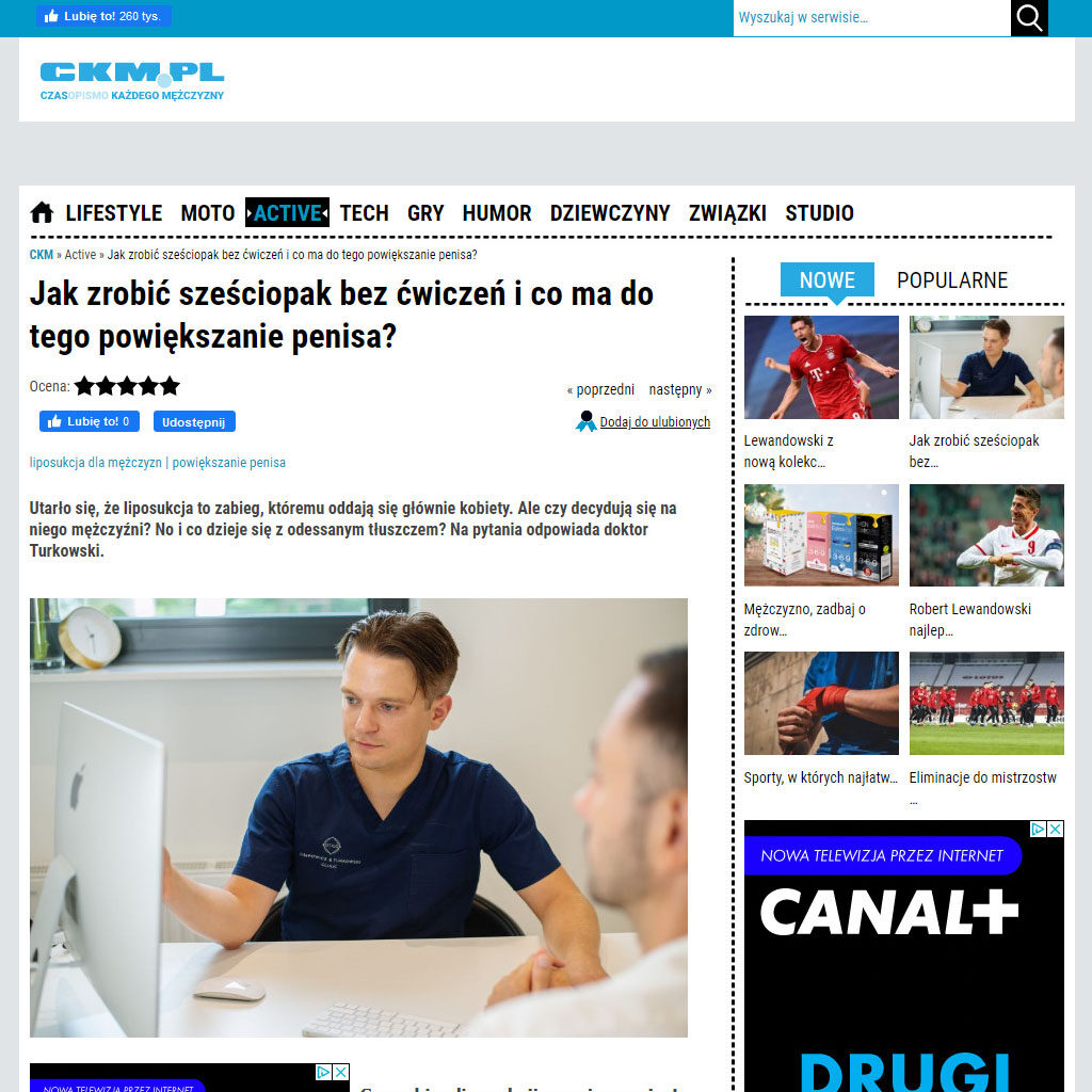 Jak zrobić sześciopak bez ćwiczeń i co ma do tego powiększanie penisa?