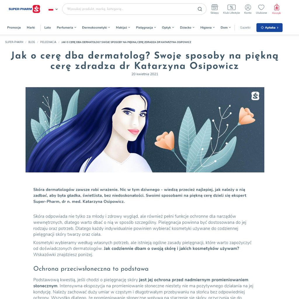 Jak o cerę dba dermatolog? Swoje sposoby na piękną cerę zdradza dr Katarzyna Osipowicz
