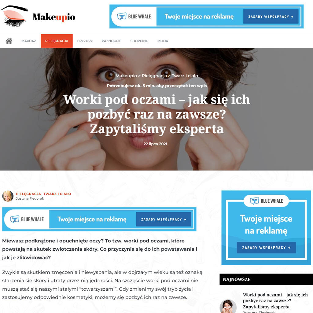 Worki pod oczami – jak się ich pozbyć raz na zawsze?