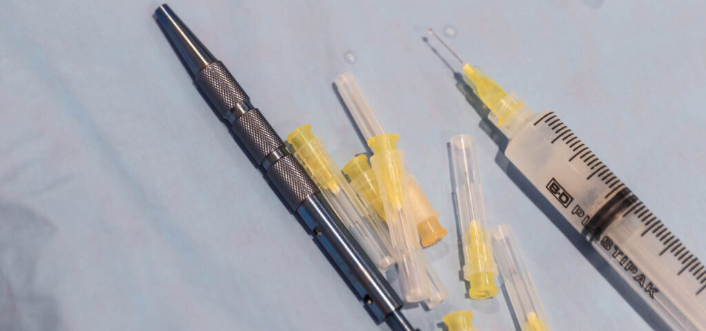 narzędzia wykorzystywane podczas przeszczepu