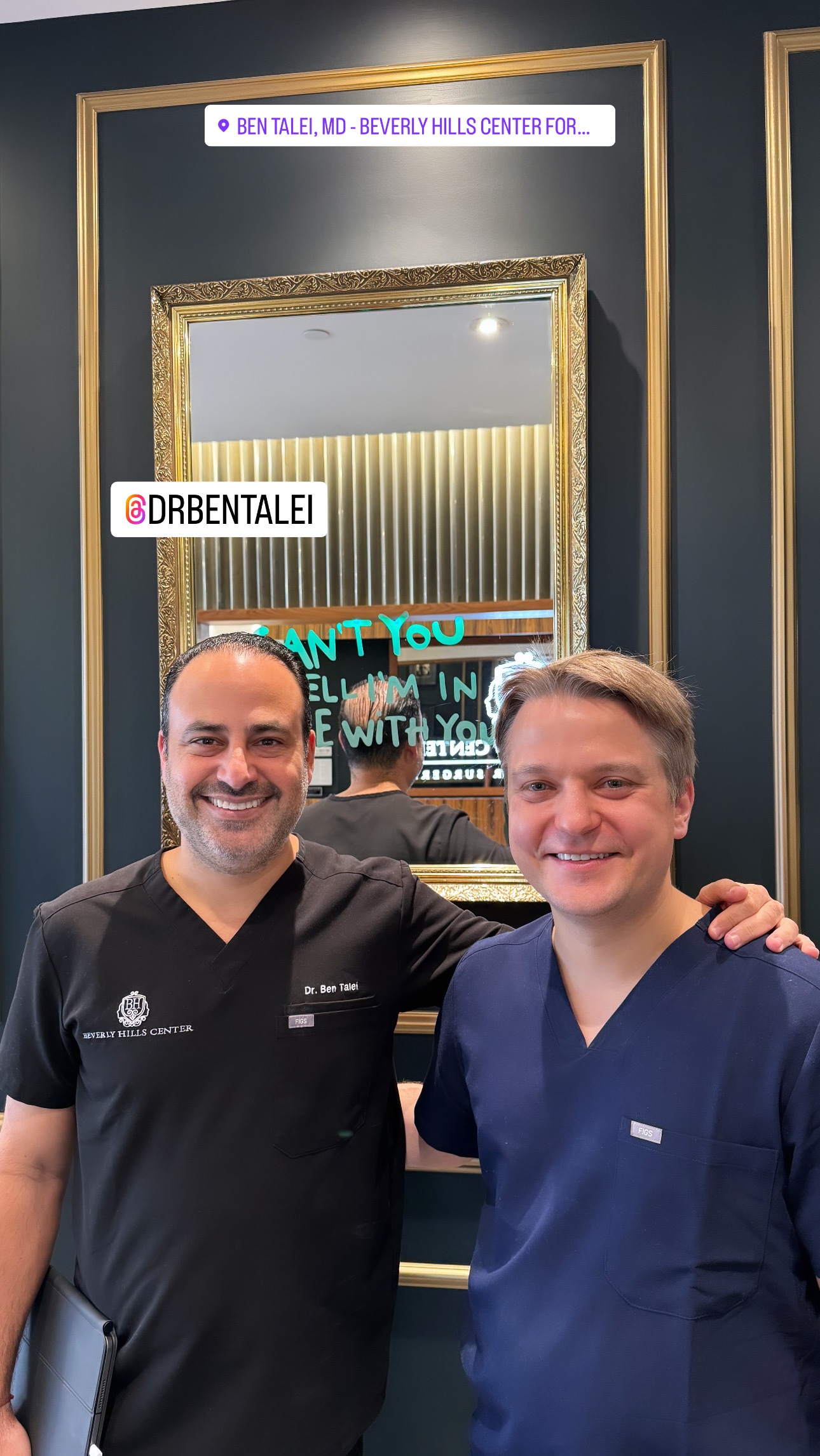 11 los angeles z dr benem taleiem dr Piotr Turkowski i dr Ben Talei w Beverly Hills Center for Plastic Surgery w Los Angeles
