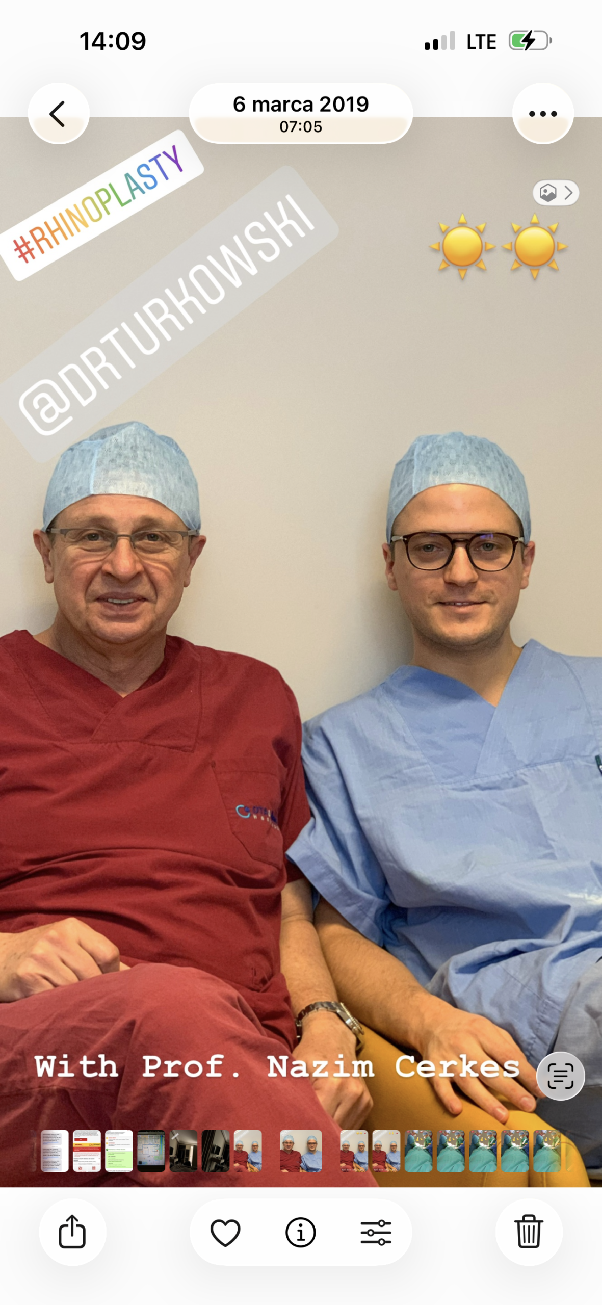 12 stambul z prof nazimem cerkesem prezydentem isaps dr Piotr Turkowski i prof. Nazim Cerkes, prezydent ISAPS w latach 2020–2022, Stambuł