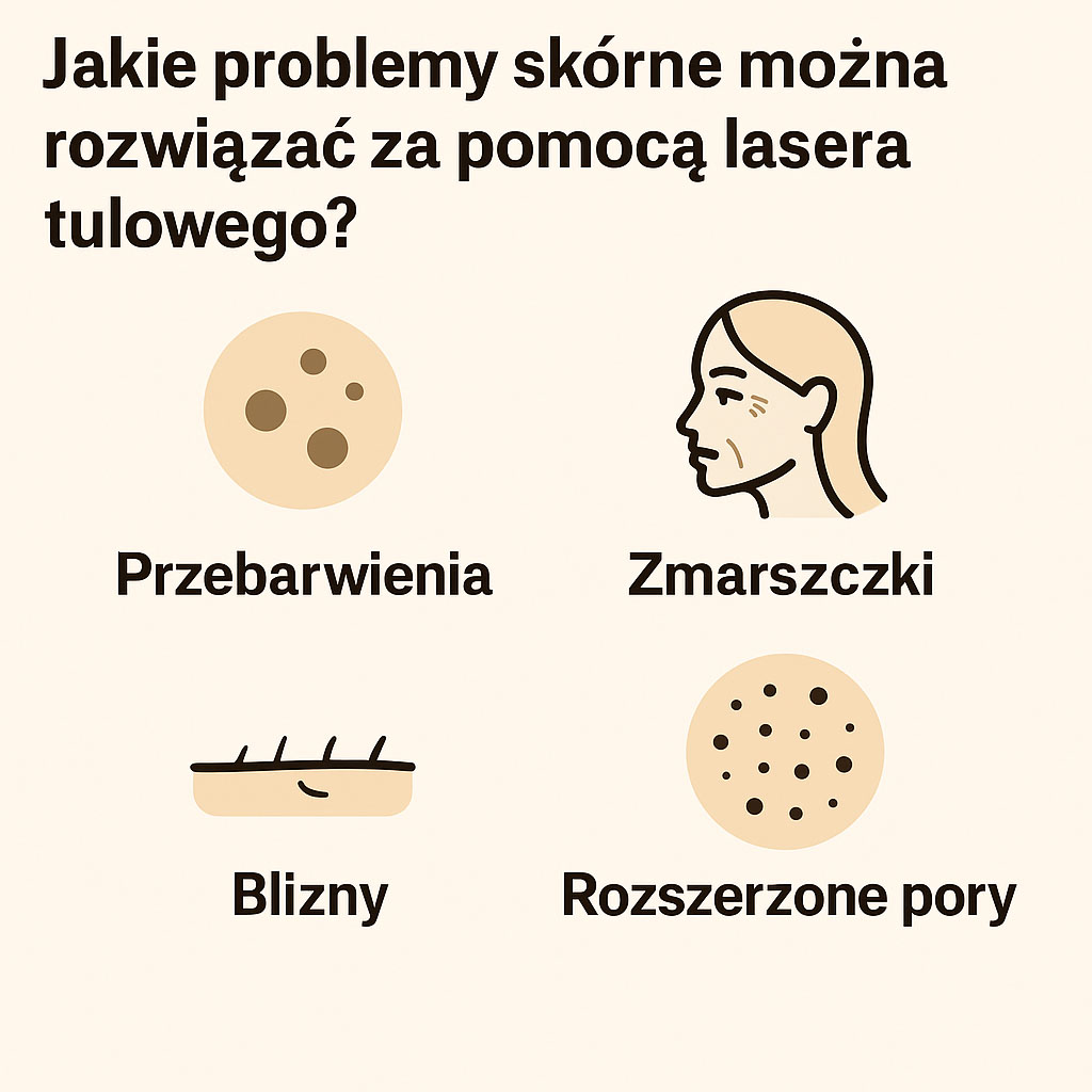 problemy skorne laser tulowy