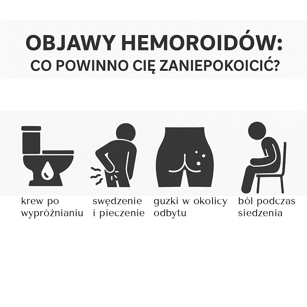 objawy hemoroidow