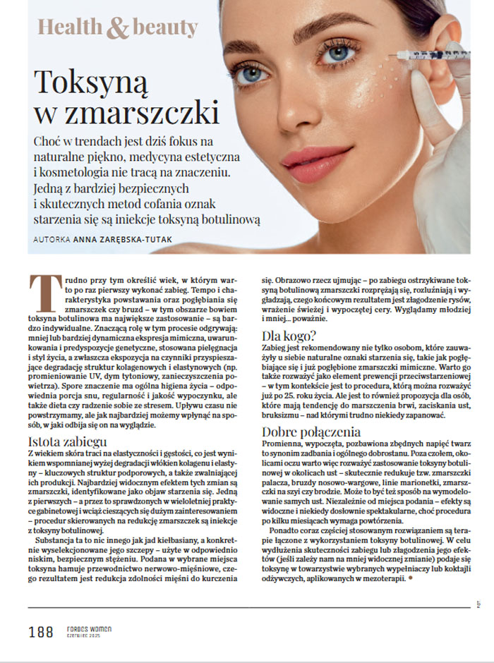 Toksyną w zmarszczki