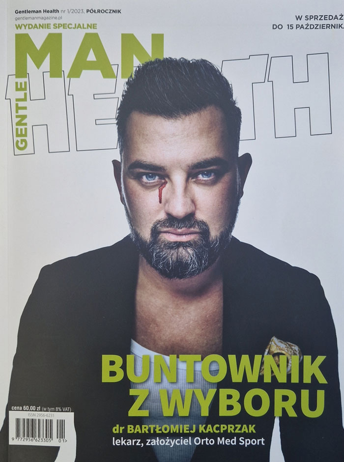 Mężczyzna w klinice medycyny estetycznej